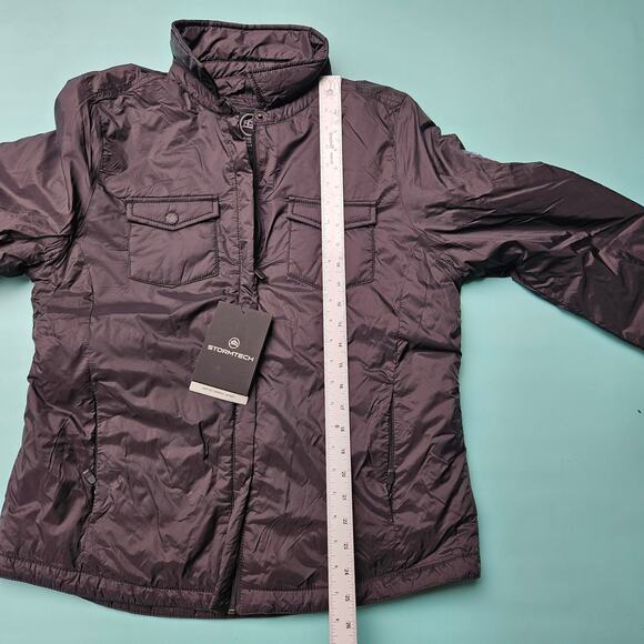 NWT Stormtech Women's Large Black Full Zipped Quilted Jacket - Picture 8 of 11